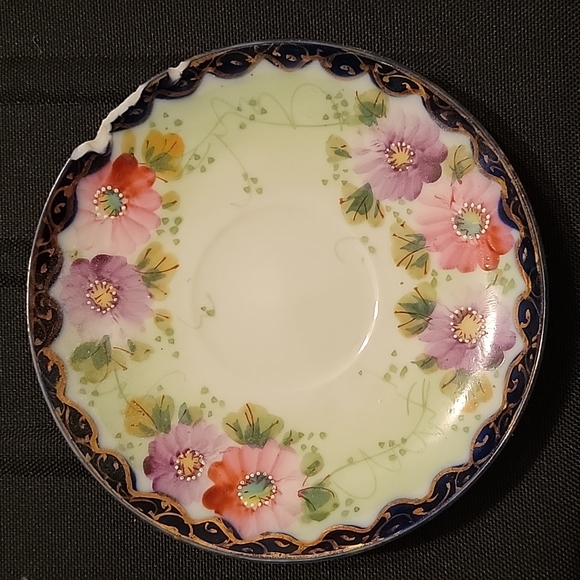 Handpainted Teacup & Saucer - Picture 3 of 10